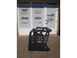 Pickup Textured Steel Bed Roll Bar w/ Cargo Rack Basket